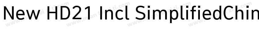 New HD21 Incl SimplifiedChinese字体转换